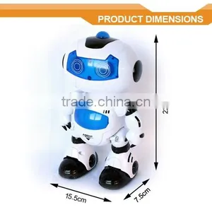 NEW HOT!!!2015 Fantastic rc Toy Robot for Kids Fancy Light Robot Wholesale thumbnail-4