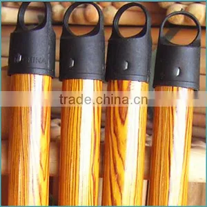 Pvc Coating Plastic Short Cap Broom Handle Wood thumbnail-1