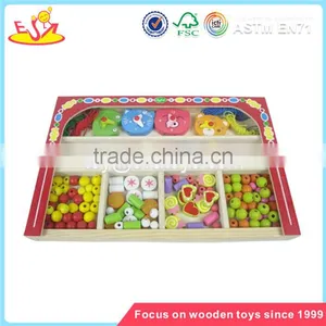 Wholesale Beautiful Wooden Threading Beads Toy Brain Training Wooden Threading Beads Toy W11E002 thumbnail-1