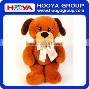 27cm Wholesale Brown Plush Dog Toy thumbnail-1