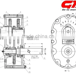 Cheap HT250 Chain Gearbox for Conveyor thumbnail-5