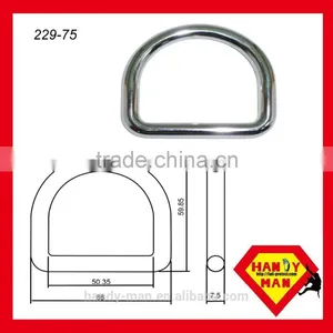 AD229 Aluminum 20kN Safety Forged D-Ring thumbnail-3