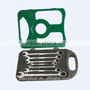 Berrylion Ratchet Wrench Set 7pcs 10-19mm Ratchet Combination Wrench thumbnail-1