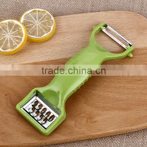 Fashional Style Good Quality PP Material Double Heads Stainless Steel Blade Multifunctional Peeler thumbnail-3
