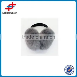 Wholesale Gray Winter Simple Cute Unisex Faux Fur Earmuffs thumbnail-1