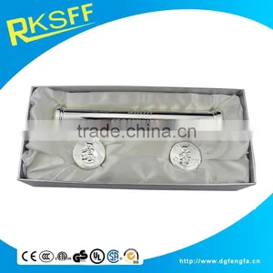 Promotion Metal Silver Plated Birth Certificate Holder Set With Silk Ribbon thumbnail-6