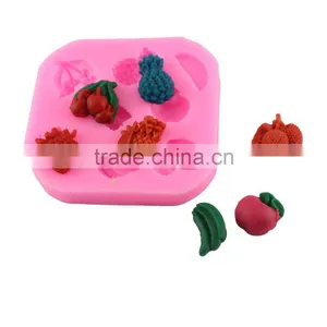 3D Liquid Silicone Rubber Mold Cake Mold DIY Baking Fondant Cake Fruit Shape Tool 1688 Agent thumbnail-2