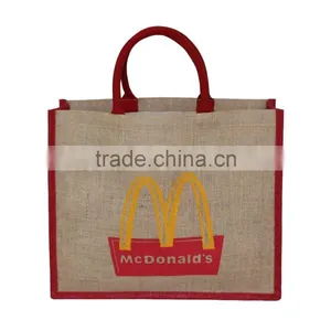Excluisve Jute Bag for Europeon Market With Padded Rope Handle thumbnail-1