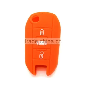 Shenzhen Super Quality Manufacturer Silicone Key Covers Remote Car Key Case for Peugeot 3008 thumbnail-1