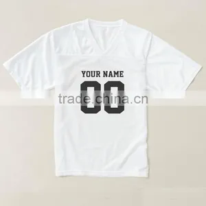 2017 Football Jersey New Model, 100% Polyester Rib-knit V Neck Double Sided Football Jersey With Custom Number thumbnail-1