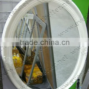 White Classics Antique Design Wall Decorative Oval Mirror thumbnail-1