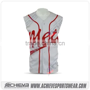 XL Sublimation School Baseball Shirt Custom Professional Baseball Jersey thumbnail-1
