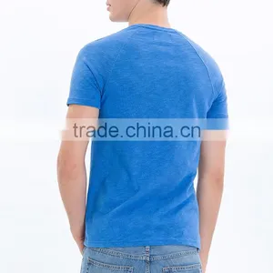 New Design of t Shirt, Round Neck With Button , 100% Coton Fabric, Raglan Sleeve thumbnail-2