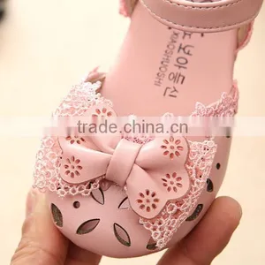 Zm35471a Girls Sandals 2017 School Princess Bowknot Shoes thumbnail-5