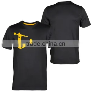 Man's Black t Shirt, Back Print t Shirt, Basketball Printing t Shirt thumbnail-1