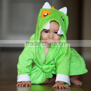 Green Monster Coton Bathrobe and Towel,baby Terry Bathrobe Wholesale thumbnail-1