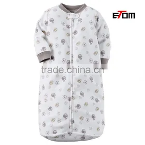 1519 OEM Baby Clothes Newborn Boys Velutum Print Baby Infants Clothing& Baby Boy Carter's Sporty Fleece Sleep Bag thumbnail-1