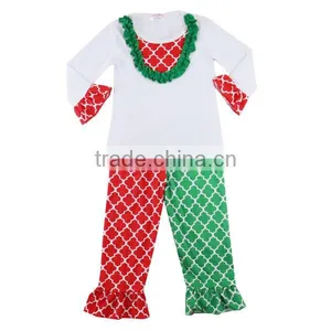 Baby Girls Fall Clothes Quarterfoil Christmas Boutique Girl Toddler Clothing thumbnail-1