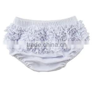 2017 Wholesale Cute Kids Clothing Girl Baby Underwear Ruffle Diaper Covers Ruffle Shorts thumbnail-1