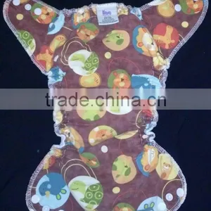 New Print Adjustable Baby Reusable Diapers thumbnail-1
