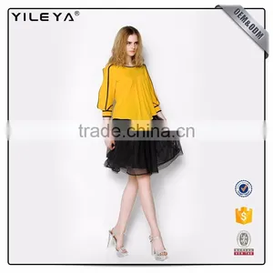 New Fashion Chiffon Blouse 2017,different Types of Fashion Women Blouse Tops Design thumbnail-2