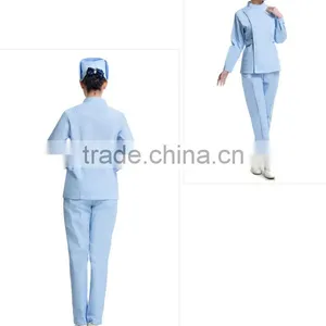 Custom Long Sleeve Medical Uniform Nurse Hospital Uniform thumbnail-3