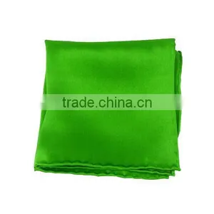 Hand-rolled Borders Printed Silk Satin Hankie thumbnail-1