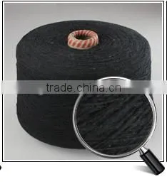 HOT in Russia Market Ne10/1 Nm17 Black Recycled/regenerated Cotton Polyester Glove Yarn for Knitting Yarn thumbnail-1