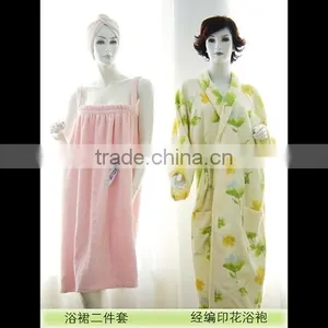 Cotton Towel Bathrobe thumbnail-1
