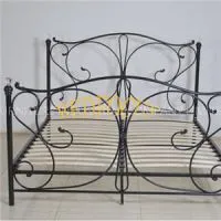 Queen Size Wrought Iron Bed BED-T-003 thumbnail-1