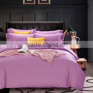 Pure Color Bed Sheets 100% Cotton Sheets Bed Bedding Set thumbnail-4
