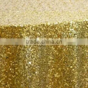 Wedding Blush Champagne Sequin Table Cloth thumbnail-6