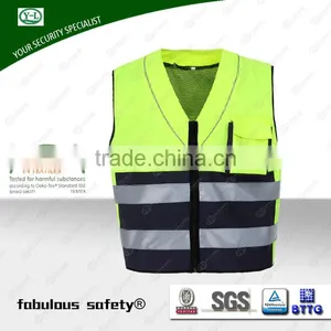 Wholesale High Quality EN471 Reflective Safety Fluorescent High Visibility Vest thumbnail-6