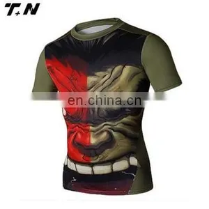 Hot Sale Cheap Camo Mma Rash Guard thumbnail-6