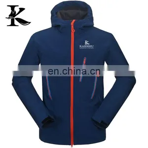 Men Water Resistant Hooded Softshell Jacket Print New Logo thumbnail-4