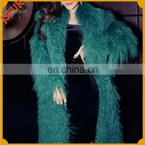 Warm Women Garment With Mongolian Fur Winter Coats thumbnail-1