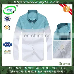 2016 New Fashion Men's Denim Casual Shirt thumbnail-1
