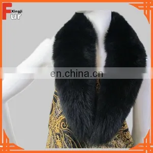 HOT SELLING 100% Real Fur Dyed Fox Fur Collar thumbnail-1