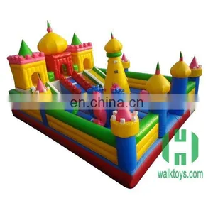 HI Hot Sale Giant Inflatable Amusement Park Children's Playground Amusing Park for Sale thumbnail-1