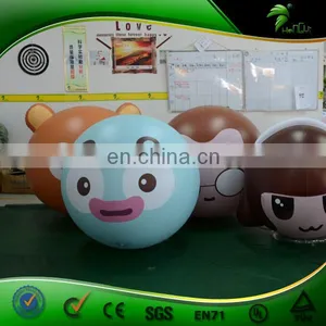 PVC Inflatable Cartoon Printed Head Balloon, Inflatable Face Balloon thumbnail-3