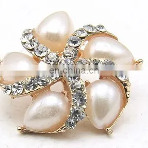 High Quality Gold Rhinestone Button of Antique Gold for Ladies & Mens Wear Made in Japan thumbnail-1