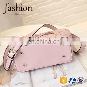 CR on Time Delivery Guaranteed Handbags Latest Model With Tassels Long Strap Shoulder Bag Beautiful Pink Color Hollow Bag thumbnail-4