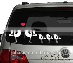 Custom Printing Easy Peel off Vinyl Car Window Stickers thumbnail-3