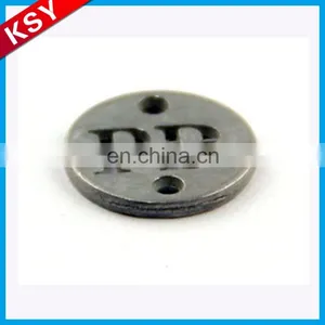 Oem Superior Quality Brand Logo Label Jeans Plate Metal Tag On Clothing thumbnail-1