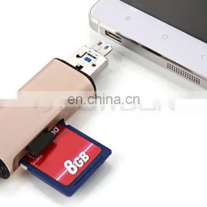 5 in 1 Card Reader & USB Type C Micro-USB & USB 2.0 Combo TF / SD Card OTG Adapter thumbnail-5