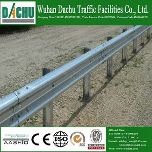 Galvanized Steel W-beam Crash Barrier for Dangerous Road thumbnail-3