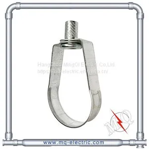 Loop Hanger Galvanized Hinged Pipe Clamp thumbnail-1