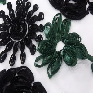 Ribbon 3d Embroidery Lace Fabric thumbnail-1