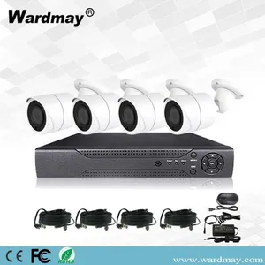 Home Security CCTV System 4CH Full Bullet Waterproof Camera DVR Kit HD 4K 8.0MP 4 Channel Ahd CCTV Set thumbnail-1