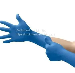 China PPE Disposable Nitryl Nitrile Exam Safety Gloves thumbnail-1